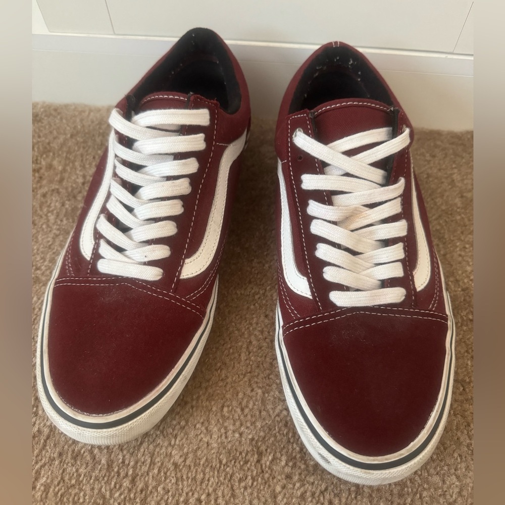 Vans Mens Old Skool PRO - Burgundy - Size 11 •SOLD•
